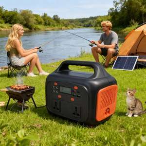 Équipement de plein air haute puissance 300W Station de charge de stockage d'énergie solaire portable Alimentation dédiée pour le camping en plein air - Product Image 4