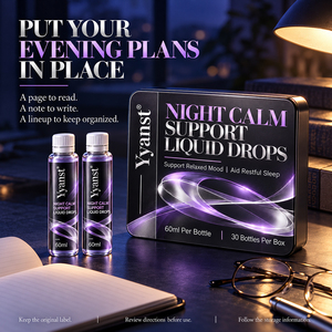 Compléments alimentaires liquides à base de plantes pour le sommeil apaisant, marque privée OEM, favorisent une ambiance détendue et un sommeil réparateur pour adultes, formule personnalisée. - Product Image 3