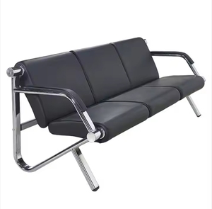 Sofá de espera para salón de belleza, sillón largo, sofá multiplaza, precio de fábrica al por mayor - Product Image 3