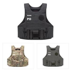 Gilet de protection tactique léger et réglable pour l'extérieur, gilet de sécurité PC - Product Image 3