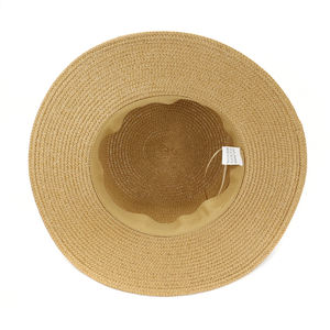 Vente en gros de chapeaux ronds pour femmes, chapeaux de Jazz, chapeaux de paille décorés, vente en gros, 2023 - Product Image 4