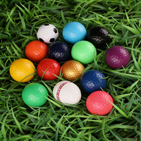 Balles de golf personnalisées miniatures pour la pratique de l'entraînement au golf, balles de golf colorées pour l'entraînement en plein air, logo personnalisé, balles de golf en vrac
