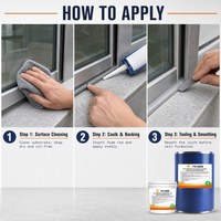 Scellant silicone structurel bicomposant FD-9000 pour la construction, le vitrage des murs-rideaux et la finition des façades de bâtiments