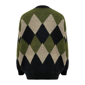 Cardigan <span class=keywords><strong>en</strong></span> tricot pour femme YIYU à col <span class=keywords><strong>en</strong></span> V, faible MOQ, vente chaude, <span class=keywords><strong>pull</strong></span> long et ample de luxe pour femme - Product Image 2