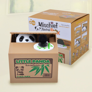 Nueva Versión Mejorada del Panda Ladrador <span class=keywords><strong>de</strong></span> Dinero, Regalo Creativo <span class=keywords><strong>de</strong></span> <span class=keywords><strong>Ahorro</strong></span>, <span class=keywords><strong>Caja</strong></span> <span class=keywords><strong>de</strong></span> Papel con Diseño <span class=keywords><strong>de</strong></span> Dibujos Animados, Material ABS, Embalaje para Cumpleaños - Product Image 3