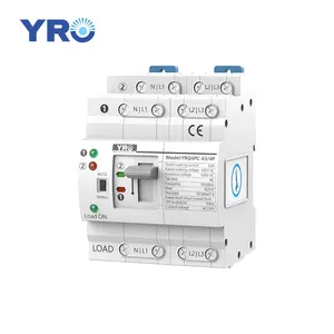 Yro Mcb Ats Dual Power Transfer Switch 4P 3 Phase 40a 50a 63a Ats Automatische Dual Power Omschakeling Schakelknop