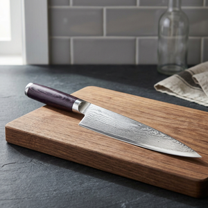 Cuchillo de Cocina Profesional de Acero Inoxidable con Hoja Serrada de 7.9 Pulgadas y Mango de Plástico, Apto para Lavavajillas - Product Image 2