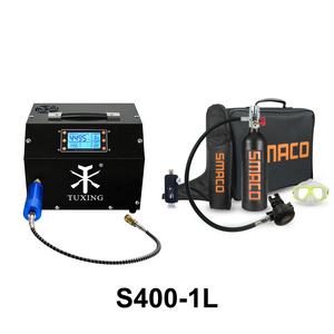 <span class=keywords><strong>SMACO</strong></span> <span class=keywords><strong>S400</strong></span> 1L Equipo DE BUCEO portátil subacuático de respiración personalizado Juegos Tanque de aire Cilindro de gas de oxígeno con compresor de aire - Product Image 3