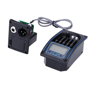 Equalizzatore per <span class=keywords><strong>Chitarra</strong></span> Acustica Elettrica LC-5 a 5 Bande Nero <span class=keywords><strong>con</strong></span> Accordatore LCD e Preamplificatore - Product Image 3