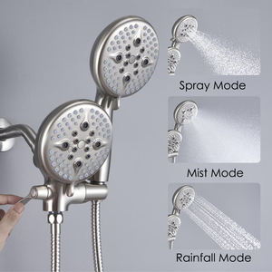 Appareils de plomberie mural pluie moderne vanne d'équilibre de pression salle de bain dissimulé douche Kit système ensemble avec mélangeur - Product Image 4