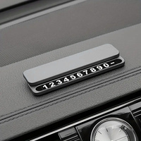 Carte de stationnement temporaire pour voiture Plaque de numéro de téléphone Autocollant de stationnement pour voiture Accessoires automobiles