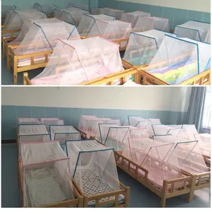 Высококачественный складной зонт для дома для путешествий для новорожденных Роскошная дешевая ткань для детской кровати москитная сетка