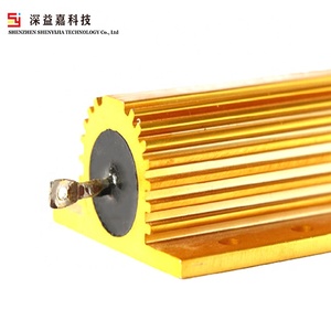 Rx24 vàng vỏ nhôm lão hóa kim loại điện trở 10W 50 <span class=keywords><strong>Watt</strong></span> <span class=keywords><strong>2</strong></span> <span class=keywords><strong>Ohm</strong></span> - Product Image 1