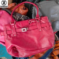 Sac vintage d'occasion Sumzao en cuir véritable de marque, sacs de luxe de créateurs, sacs en cuir véritable de seconde main