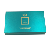 Boîte cadeau en papier de luxe avec impression de logo personnalisé pour les produits de soin de la peau avec insert