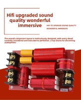 Gertsound AD112-a Répartiteur de fréquence audio 2 voies en cuivre 6,5-8 pouces 300W pour haut-parleurs 4/8 pouces Accessoires