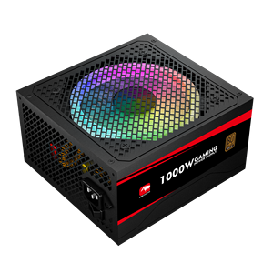 Esgaming hiệu suất mạnh mẽ 1000W Đen ATX Cung cấp điện 80 + đồng không mô-đun Máy tính chơi Game PSU cung cấp điện với quạt làm mát - Product Image 1