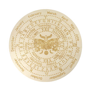 Tablero de péndulo y espíritu de madera personalizado Tailai de 6-8 pulgadas: herramienta esencial de adivinación de brujería para buscar respuestas, regalo de bruja - Product Image 5