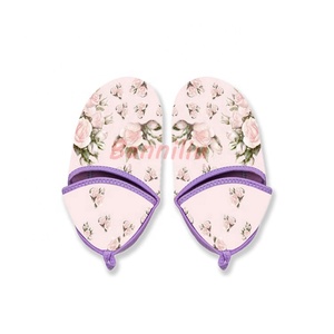 Fleur d'intérieur chaussures de marche <span class=keywords><strong>en</strong></span> <span class=keywords><strong>néoprène</strong></span> plage voyage hôtel chambre pantoufles pour les femmes - Product Image 2
