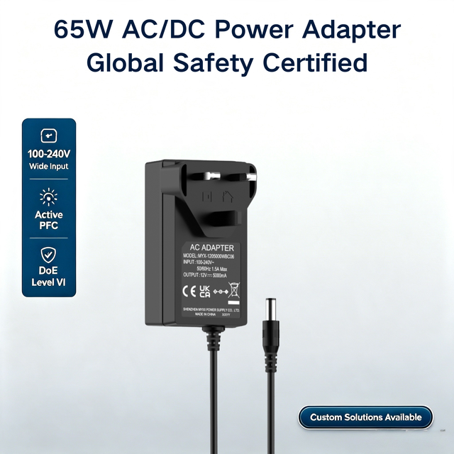 MYIXI 2.4v 3.6v 3.4v DC12v LED AC/DC 12V/5A 24V Australian Power Adapter 3 Pin DIN Connector 120V 220V PC Material 60W
