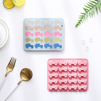 Moules à gâteau en silicone à thème Jeep, de qualité alimentaire, réutilisables, mignons, en silicone magnétique, pour chocolat, bonbons et glaces, DIY