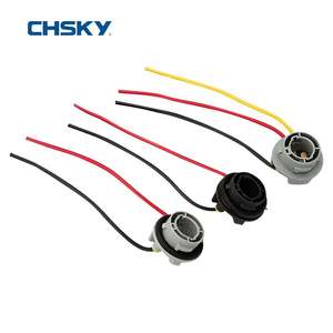 Connecteur de fil de douille LED automobile CHSKY, nouveau, BA15S/1156/1157, remplacement de l'<span class=keywords><strong>ampoule</strong></span>, faisceau de signalisation, support de lampe - Product Image 3