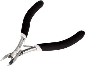 High-Demand Custom Private Label Soft <b>Black</b> Grip Stainless Steel Nail Nippers Professional Cuticle Nipper Fingers Toes Personal - Product Image 1