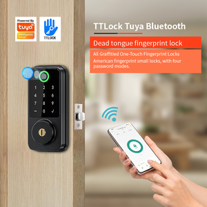 Bàn Phím Chính Kỹ Thuật Số Tự Động Wifi Thông Minh Vân Tay Nfc Điện Tử Chốt Cửa Khóa Thiết Lập Thông Minh Cửa Khóa Với Chìa Khóa Cho Gỗ Cửa - Product Image 4