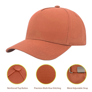 Cappelli da uomo Heycap personalizzati a 5 pannelli con visiera curva, certificati OEKO-TEX, modello A-frame, corona a profilo alto, regolabili con chiusura snapback - Product Image 3