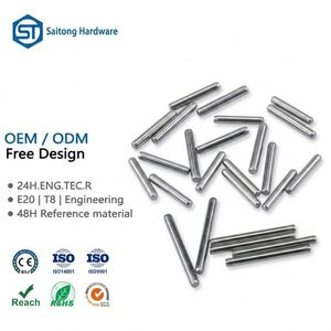 Goupille cylindrique en acier inoxydable 304 Saitong 1,8x18,2 mm, certifiée ISO9001, goupille de positionnement rectifiée avec précision pour usage industriel - Product Image 1