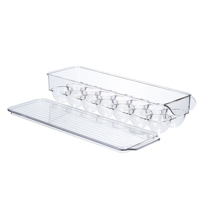 Household Fridge Organizer Automatic Rolling Egg container Refrigerator Egg holder Storage box Drawer Egg Tray