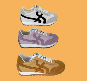 أحذية رياضية نسائية عصرية مصنوعة من الجلد الصناعي الأبيض بتصميم مخصص ونعل سميك للمشي - Product Image 4