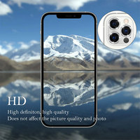 Nouveauté Protection d'objectif d'appareil photo en verre trempé brillant pour 11 12 13 14 Mini Pro Max