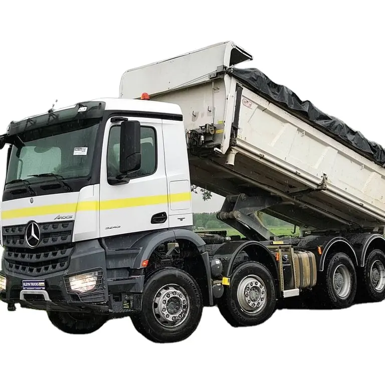 2017 Mercedes được NZ ACTROS 3243 8x4 tipper HOWO Dump xe tải chở hàng xe tải camion để bán Trung Quốc động cơ diesel đôi xe CCC