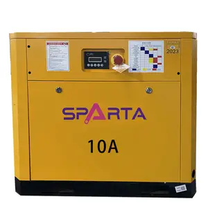 Nouveau compresseur d'air à vis fixe Sparta Power Frequency pour le nettoyage de la glace sèche