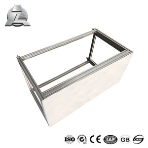 Easy Assembly Silver Anodized Light Weight t Slot Precut <strong>Industrial</strong> <strong>Aluminum</strong> <strong>Profile</strong> - Product Image 3