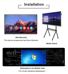 Pizarra Interactiva Táctil Hiseeview de 55 Pulgadas, LED LCD, Ranura OPS, Sistema Dual, 4K, OEM para Escuela y Oficina - Product Image 4