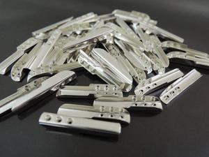 Bạc Kim Loại Gấp Trên Đầu Kẹp Uốn Cho Dây Rút Đàn Hồi Tròn 2.5Mm Để Làm Mặt Nạ - Product Image 3