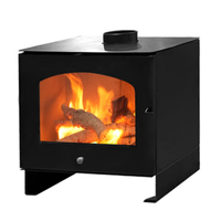 Cheminée autoportante à feu véritable, chauffage au bois pour la maison, style européen moderne, plaque en acier, pour salon intérieur
