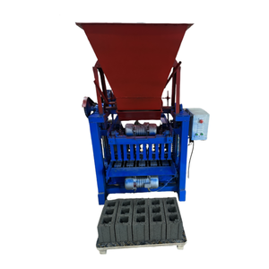 Bestselling 4-35A Semi-Automatic Brick Making Machine With Hopper Low Cost High Efficiency <b>Cement</b> Block Equipment - Product Image 1