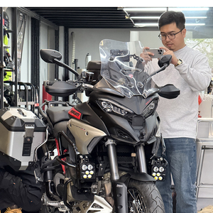 300 Watt LED sương mù ánh sáng cho xe máy 260 ° Bảo hiểm phụ trợ lái xe đèn với sừng <span class=keywords><strong>Strobe</strong></span> chức năng trắng vàng đèn sương mù - Product Image 6