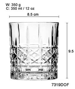 Vaso <span class=keywords><strong>de</strong></span> Whisky <span class=keywords><strong>de</strong></span> Cristal <span class=keywords><strong>de</strong></span> Roca DOF <span class=keywords><strong>de</strong></span> Diseño Clásico <span class=keywords><strong>de</strong></span> 350 ml, Calidad <span class=keywords><strong>de</strong></span> Fábrica China, Vasos Brandon al por Mayor - Product Image 4