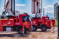 Camión Bomba de Concreto de Alta Seguridad SYG5460THB 560C-10(SZ-AM) con Función de Autodiagnóstico