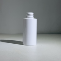 Vente en gros de flacons en plastique ronds PET de 100 ml, emballage cosmétique, distributeur vide pour gel douche, savon liquide pour les mains