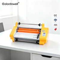 Laminateur de bureau semi-automatique double face WD FM350 pour format A3, laminage à froid et à chaud, usage bureau ou domicile