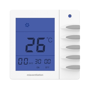Sistema de Ventilación HVAC Metálico Moderno de Ahorro Energético, Recuperador de Calor HRV Montado en Pared con Controlador Inteligente - Product Image 5