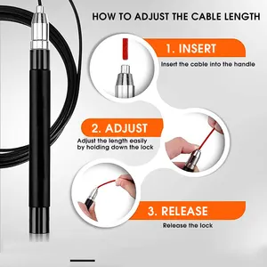 Training Rope Top Seller Jump Rope Dia 2.5mm Self-locking Skipping Rope For Training