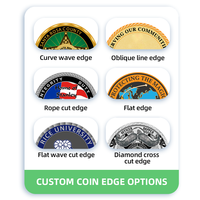 Fabrication en gros à bas prix Cadeaux promotionnels Souvenir 3D Challenge Coin Pièces commémoratives personnalisées antiques