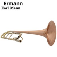Earl Mann Genuine Original TB-735 Tenor Trombone in Bb with Tuning Slide Gold Lacquer Finish Made of Phosphor Bronze