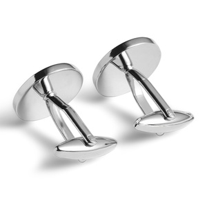 Gemelos de esmalte suave redondos estilo francés para camisa de traje de hombre - Product Image 3